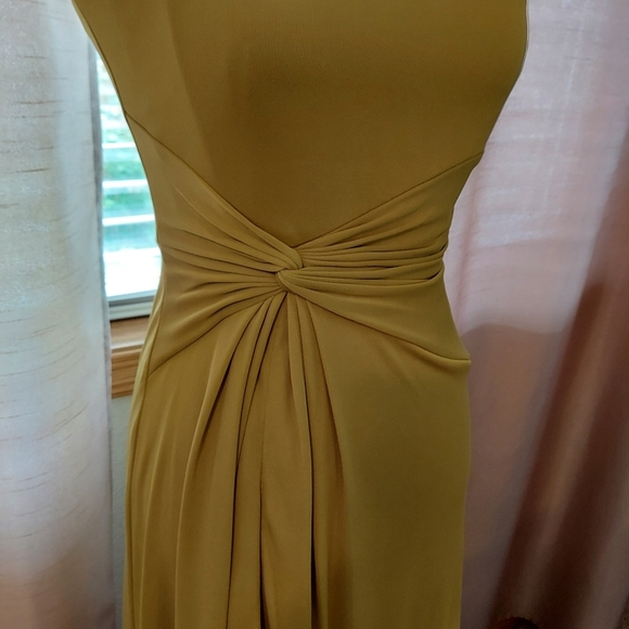 NWT! Elegant Olive Green Strapless Evening Gown. Wedding. Prom. Special Size S - Picture 8 of 13